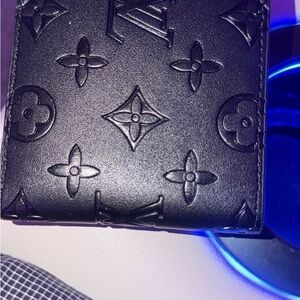 Louis Vuitton Black Monogram Card Holder